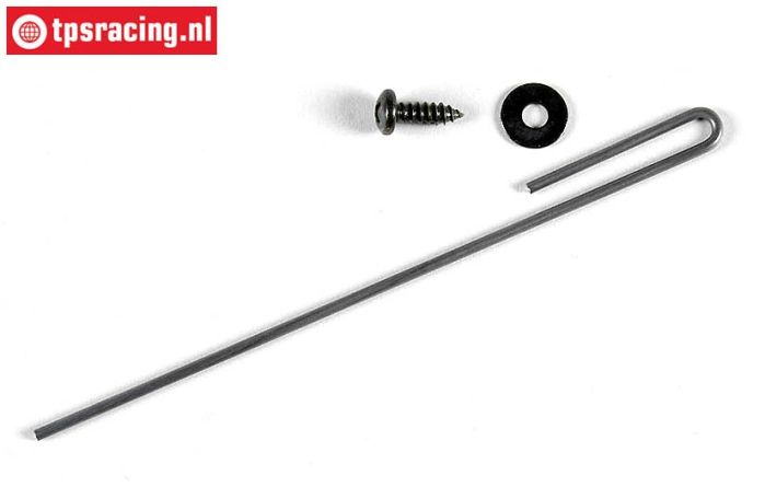 FG7117/01 Haltebügel Resonanz schalldämpfer L130-Ø2 mm, 1 st.