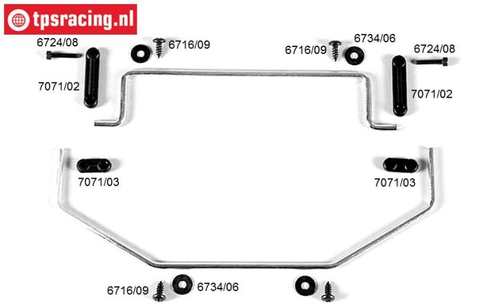 FG8511 Stabilisator 2WD Ø4-Ø5 mm, Set
