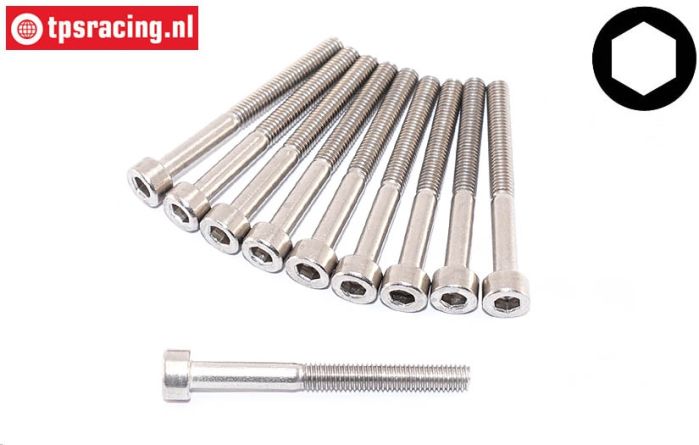 TPSM330 Zylinderkopf schraube M3-L30 mm Edelstahl, 10 st.