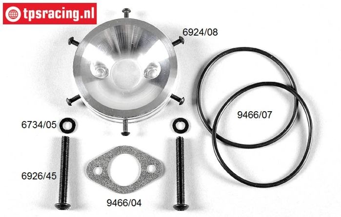 FG9468/03 Aluminium Lufifilteradapter Ø62 mm, 1 st.