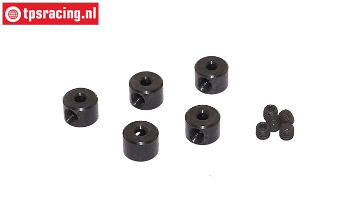 FG6020B FG Stellring Ø2,1 mm Schwarz, 5 St.