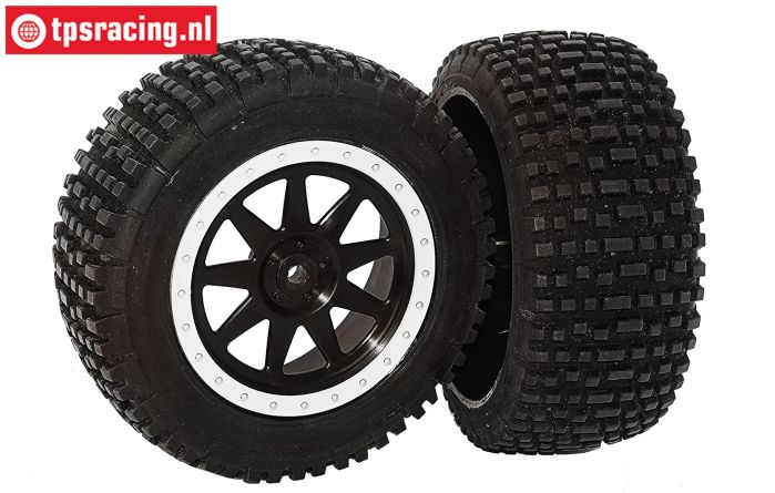FG67212/08 Marder NERO Reifen Medium geklebt Weis, 2 St.