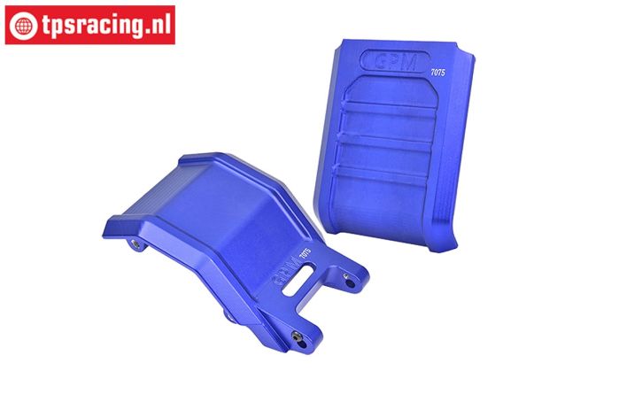 MX016AB-B PROMOTO Alu-Unterfahrschutz blau, Set