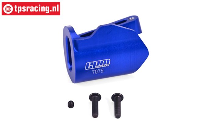 MX388-B PROMOTO Alu-Auspuff Blau, 1 St.