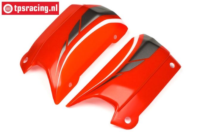 HPI102238 HPI Baja Karo-Seitenteil Rot/Weiß/Grau, Set