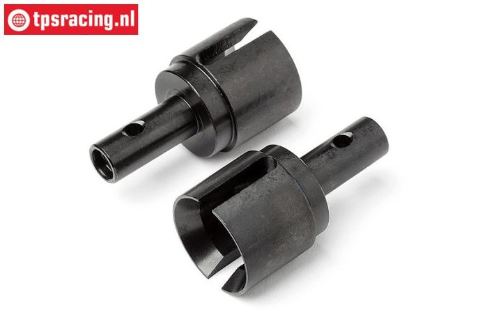 HPI104965 Stahl Differential achse SHD, 2 st.