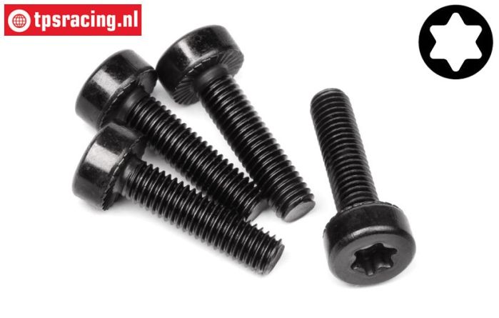 HPI15438 Torx Zylinderkopf schraube M5-L20 mm, 4 St.
