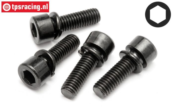 HPI15447 Zylinderkopf schraube M5-L16 mm, 4 st.