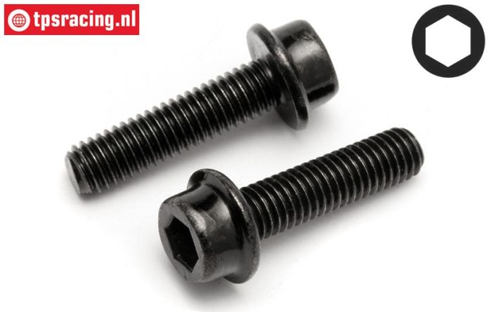 HPI15463 Zylinderkopf schraube mit flansch M5-L20 mm, 2 St.