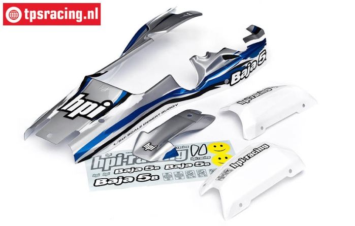 HPI7790 Karosserie Lackiert, Blau/Silber/Weiß, Set