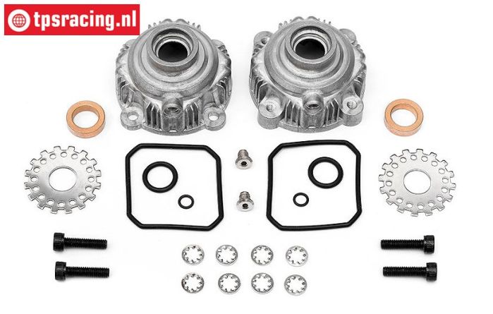HPI85427 Alu-Differentialgehäuse, Set