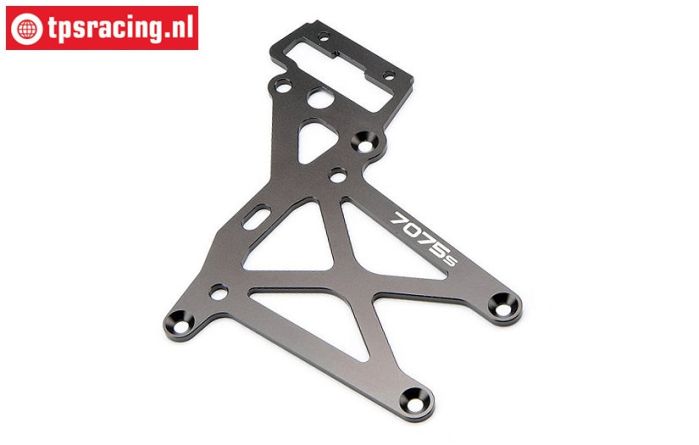 HPI87289 Platte hinten oben HD Gun Metal, 1 st.