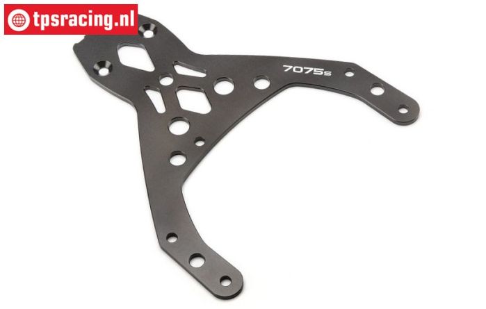 HPI87290 Platte vorne oben HD Gun Metal, 1 st.