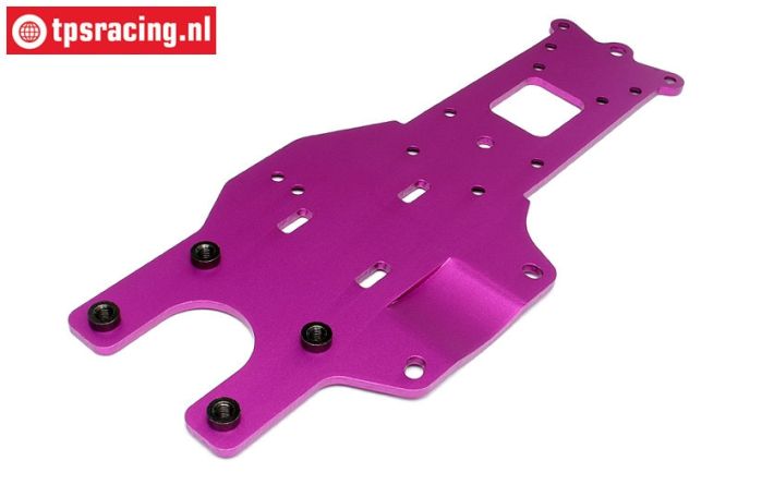 HPI87416 Chassis platte hinten unten Violett, 1 st.