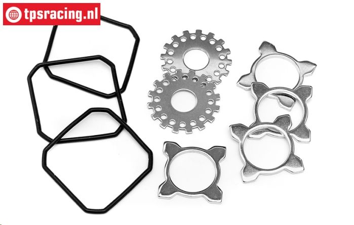 HPI87474 Alu-Differential Scheiben, Set
