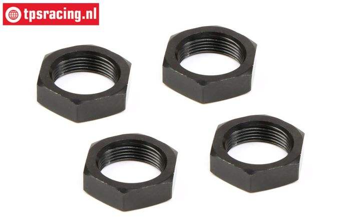 TPS102216 Radmutter Schwarz Ø24 mm, 4 st.