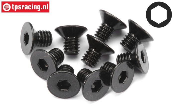 HPI94527 Senkkopf schraube M4-L6 mm, 10 st.