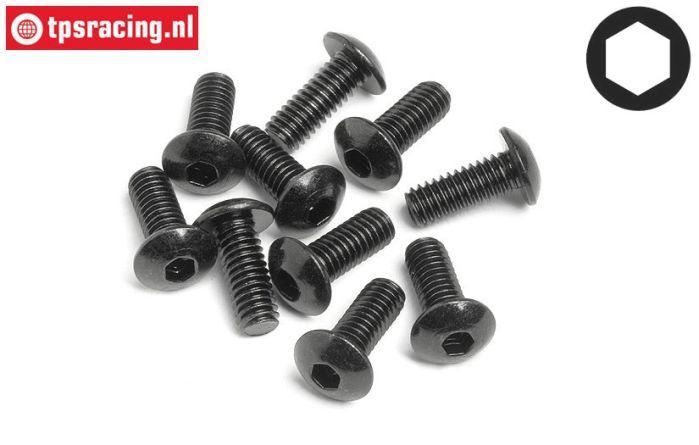 HPI94554 Linsen schraube M4-L10 mm, 10 St.
