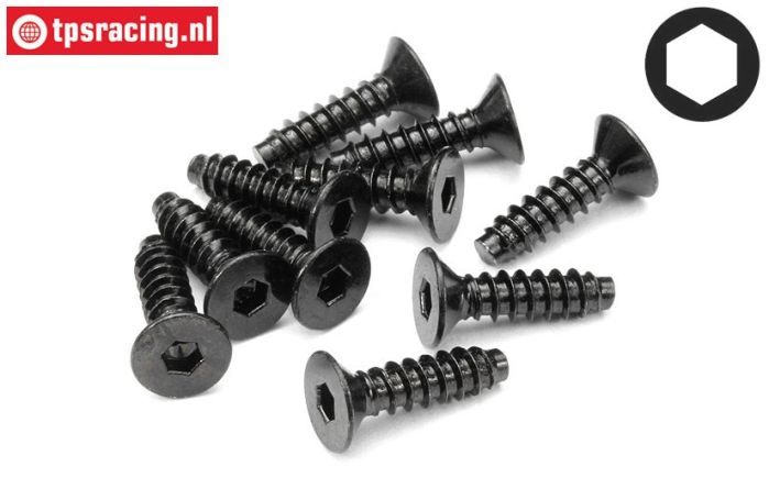 HPI94631 Senkkopf-schneid schraube Ø4-L15 mm, 10 St.