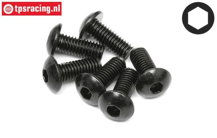 HPI94754 Linsenkopf schraube M5-L12 mm, 6 St.