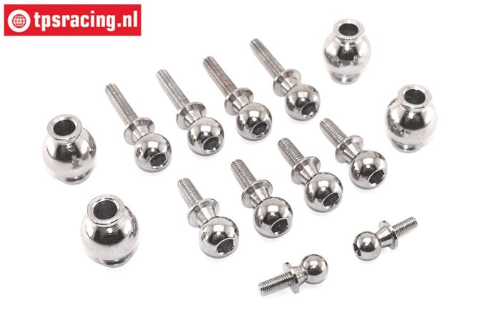 TPS86412 HPI Baja Stahl Gelenkkügel M4-Ø10, Set