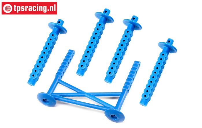 LOS241051 Karosserie Stützen hinten LMT Blau, Set