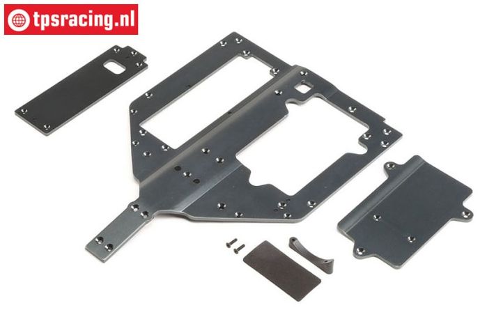LOS251083 Chassis-Akku-Motor Abdeckplatten SRR-SBR 2.0, Set