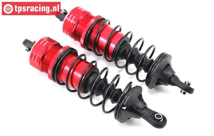 LOS253003 Stoßdämpfer hinten Rot DBXL-MTXL, 2 st.