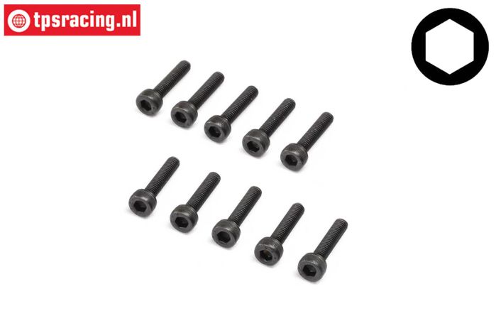 LOS265001 Zylinderkopf schraube M3-L14 mm, 10 st.