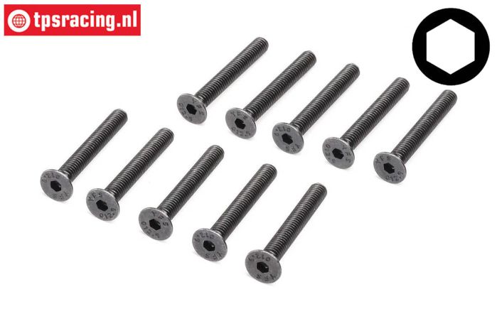 LOS265002 LOSI Senkkopf schraube M4-L30, 10 St.
