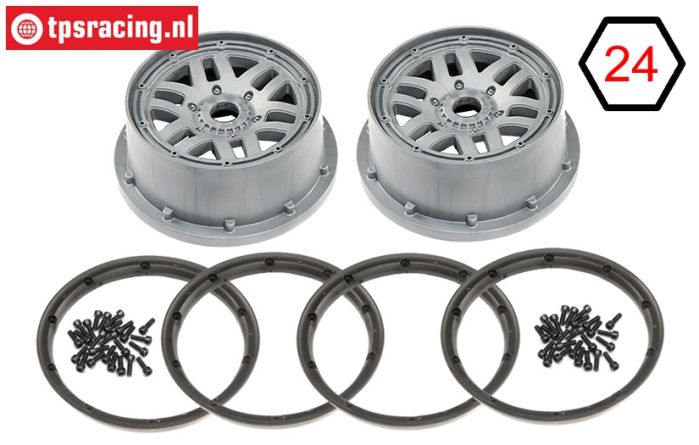 LOS45022 Felgen grau Ø120-B70 mm, Set