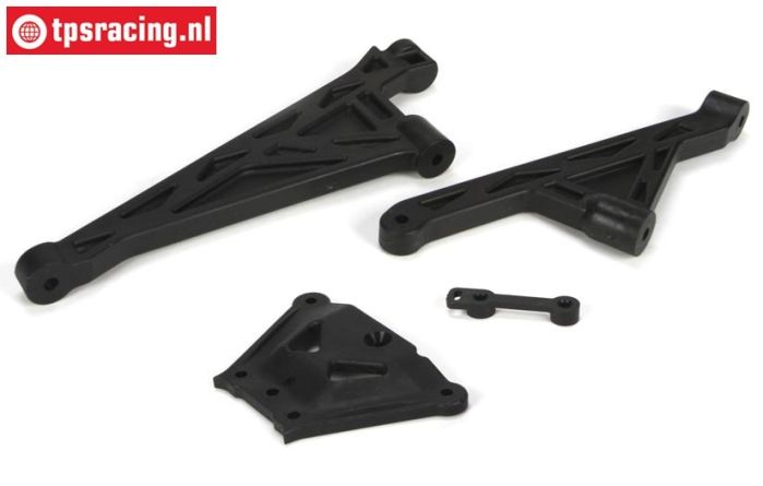 LOSB2558 Chassisstrbe/Platte LOSI 5T-BWS, set
