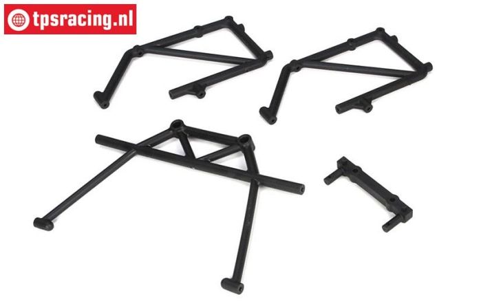 LOSB2580 Überrollkäfig teil hinten 5T, Set