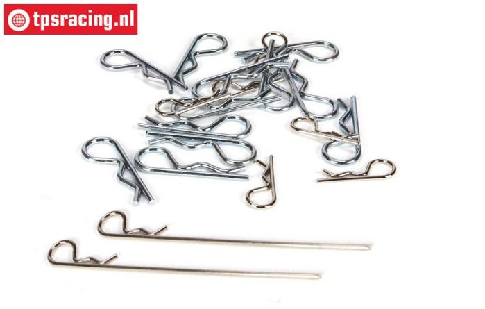 LOSB5800 Karosserie-RC-Box clips LOSI 5T-BWS, Set