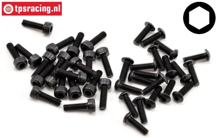 LOSB6450 Schrauben-Sorti M3, 20 st.