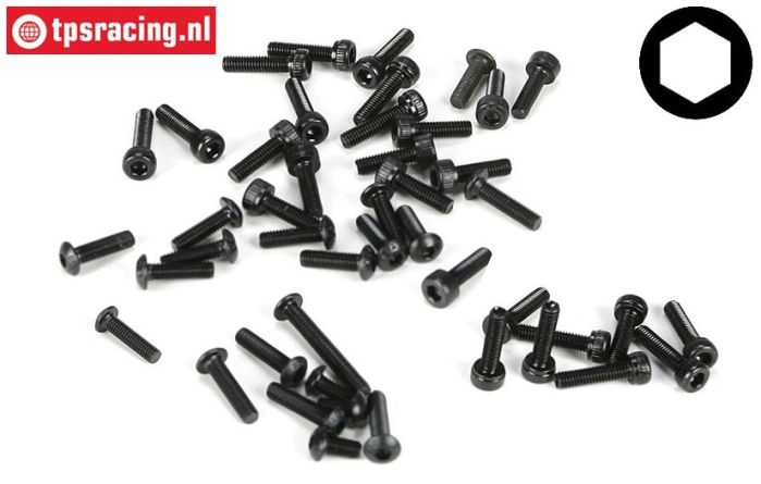 LOSB6451 Schrauben-Sorti M3, 38 st.