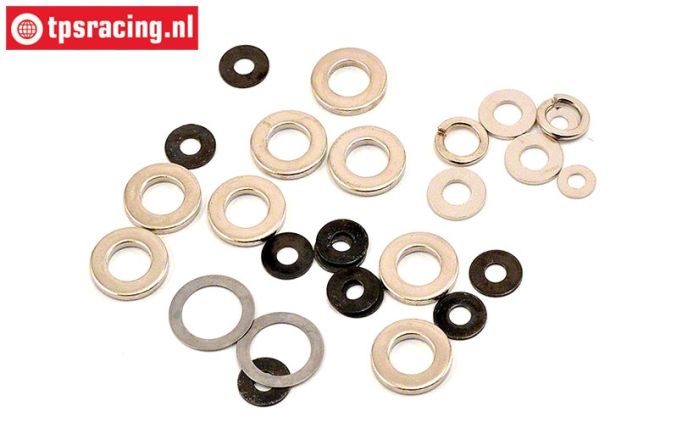 LOSB6535 Stahlringe Ø2-Ø3-Ø4-Ø5-Ø6-Ø8 mm, 27 st.