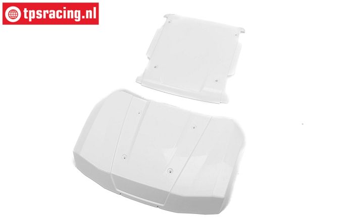 LOS-3649 LOSI 5IVE-T 3.0 Motorhaube-Dachpaneele Weiß, Set
