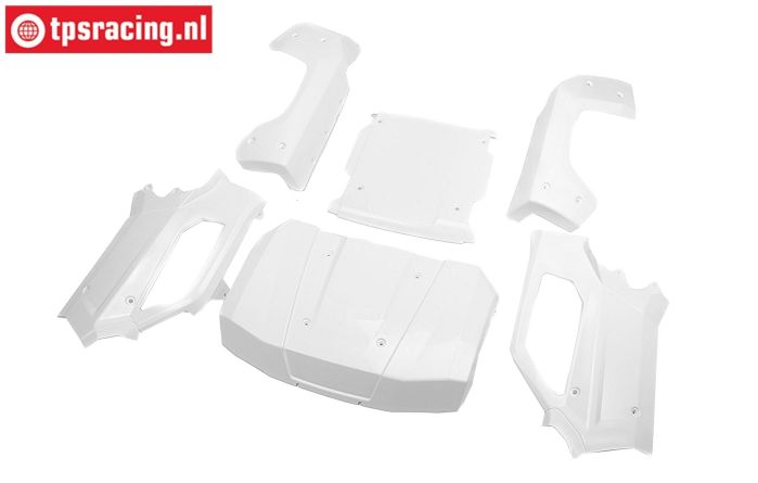 LOS-3662 LOSI 5IVE-T 3.0 Karosserie Weiß, Set