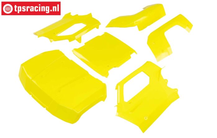 LOS-4348 LOSI 5T 3.0 Karosserie Gelb, Satz