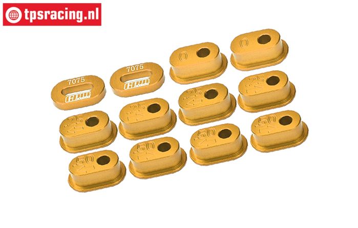 MX010-G PROMOTO Alu-Kettenspanner Gold, Set