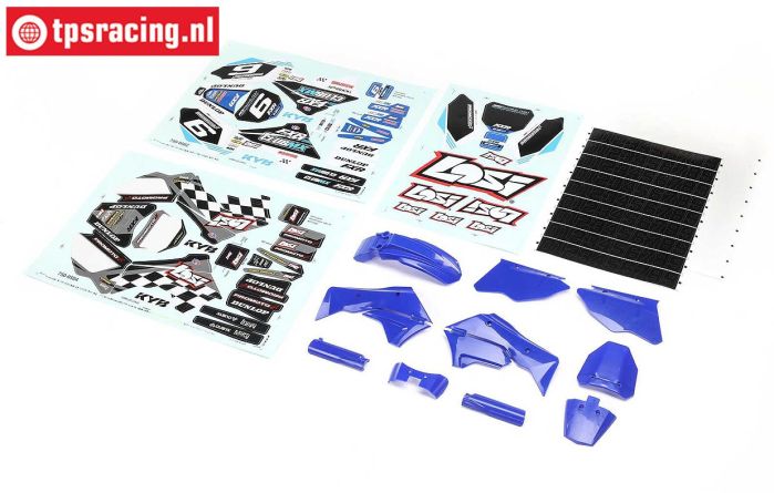 LOS260001 PROMOTO Kunststoff Teilen/Aufkl. Blau, Set.