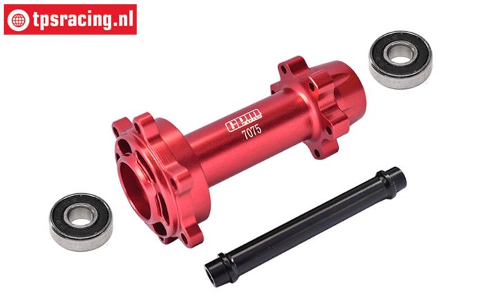 MX007-R PROMOTO Alu-Radachse hinten Rot, Set