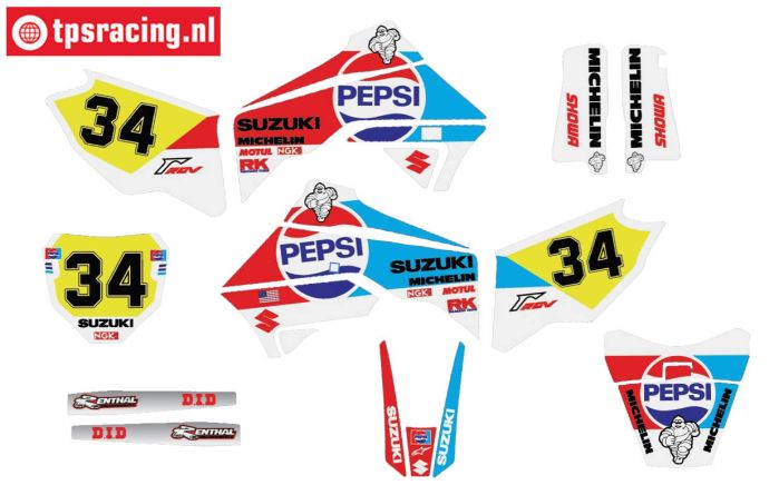 CS0980/16 PROMOTO Aufkl. Suzuki Pepsi, Set