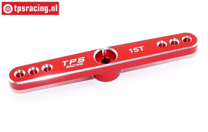 TPS0850/04 Alu-Servohebel 15Z-L73 mm Rot, 1 st.