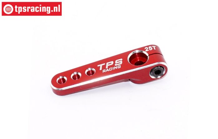 TPS0800/04 Alu-Servohebel 25Z- L40 mm Rot, 1 st.