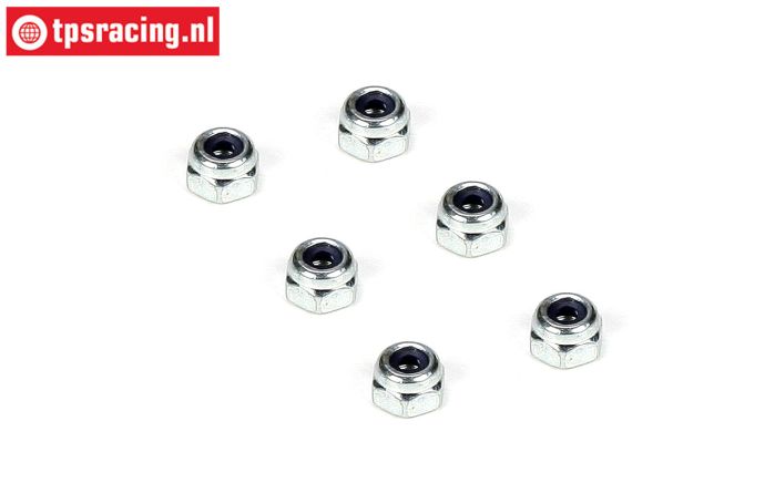 TLR6312 TLR-Sicherungsmutter M2,5, 6 st.
