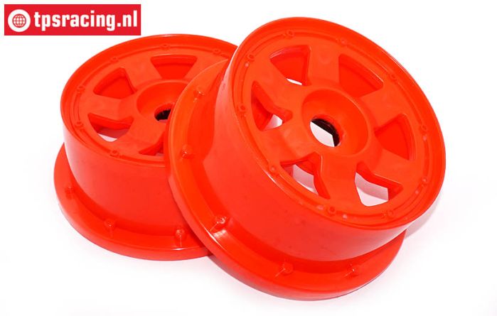 TPS5026/60r Nylon Felge Rot Ø120-B60 mm, 2 st.