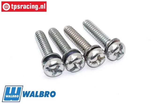ZN0089 Walbro Pumpehalterung Schrauben, 4 st