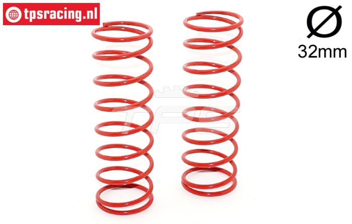 BWS55050/01R Stoßd. feder Rot Ø3,0-L115 mm, 2 st.
